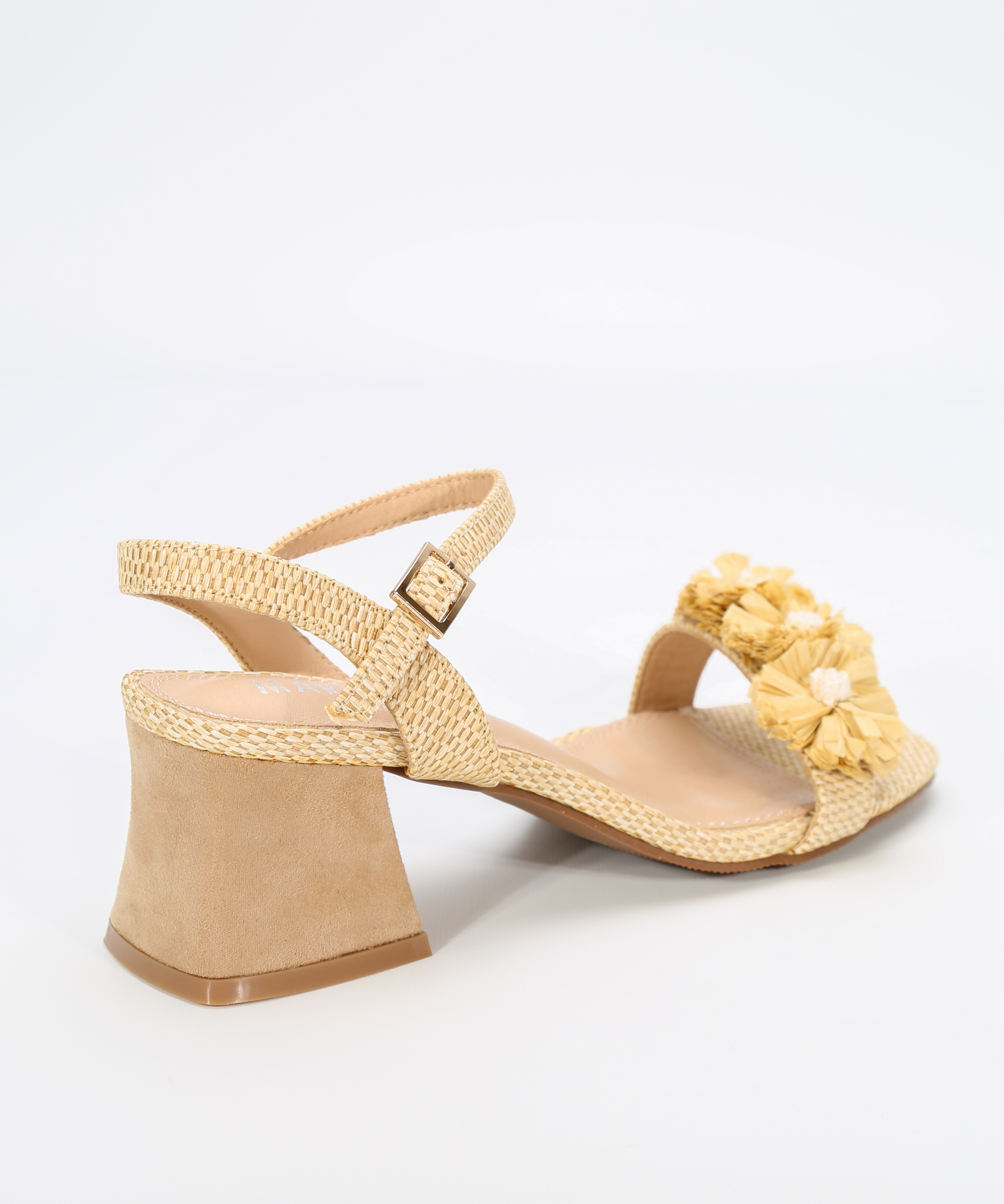 Sandalias tacón flores image number null